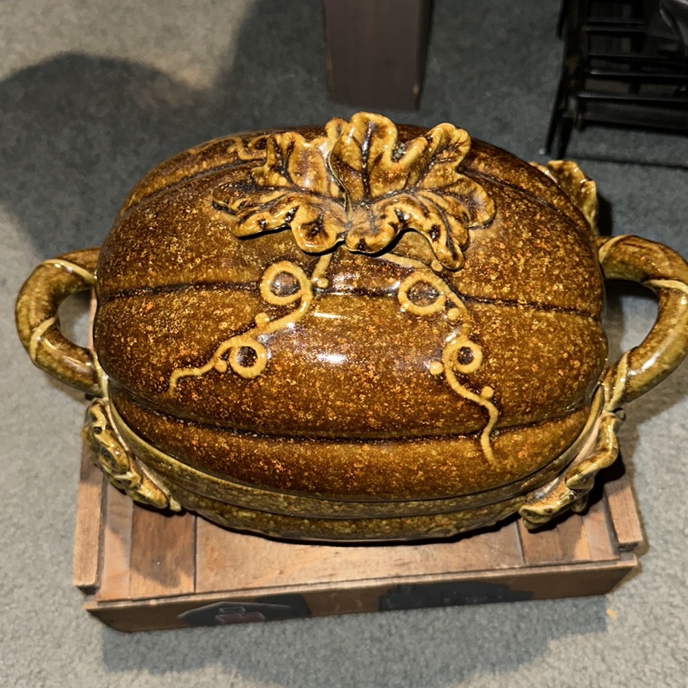 Ceramic Pumpkin Server